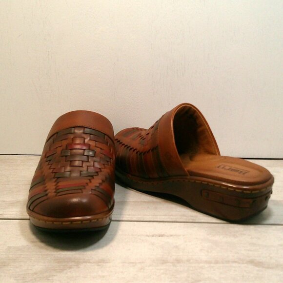 BOC Born Yucatan Aztec Mexican clog mule Slip on Shoe Size 8 - Picture 4 of 16